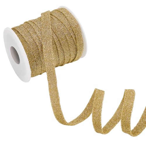arricraft Glitzerndes Polyesterband Zum Nähen 20 Yard 3/8 Zoll Glitzer Metallic Flaches Gummiband Geflochtenes Elastisches Zierband Elastisches Stretchband Zum Nähen Und Basteln arricraft Glitzerndes Polyesterband Zum Nähen 20 Yard 3/8 Zoll Glitzer Metallic Flaches Gummiband Geflochtenes Elastisches Zierband Elastisches Stretchband Zum Nähen Und Basteln von arricraft