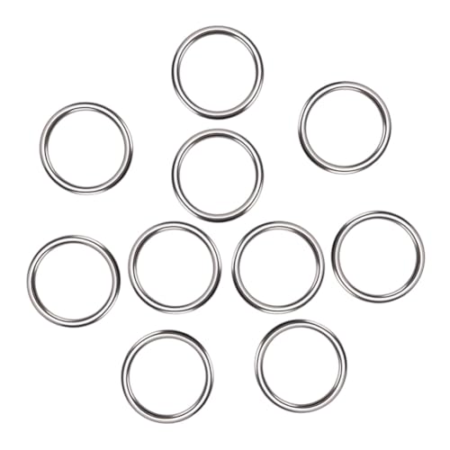 arricraft O-Ringe aus Edelstahl, 2,5 cm, runde Ringschnallen aus massivem Metall, Metallschlaufen für Hundeleinen, Hardware, Schlüsselanhänger, Umhängeband, Schlingen, Camping-Gürtel, 16 Stück arricraft O-Ringe aus Edelstahl, 2,5 cm, runde Ringschnallen aus massivem Metall, Metallschlaufen für Hundeleinen, Hardware, Schlüsselanhänger, Umhängeband, Schlingen, Camping-Gürtel, 16 Stück von arricraft
