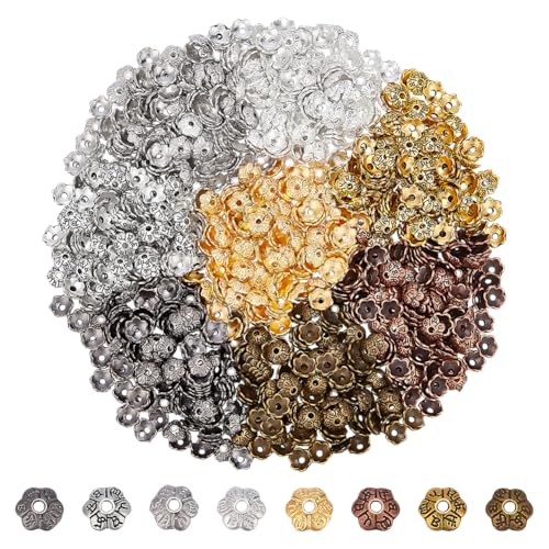 arricraft Perlenkappen In Blumenform 1200mm Legierung Im Tibetischen Stil 6 Stück 8 Farbe 6 Blättrige Blumenperlen Lose Perlen Winzige Perlenenden Abstandshalter Charms Zum Basteln arricraft Perlenkappen In Blumenform 1200mm Legierung Im Tibetischen Stil 6 Stück 8 Farbe 6 Blättrige Blumenperlen Lose Perlen Winzige Perlenenden Abstandshalter Charms Zum Basteln von arricraft