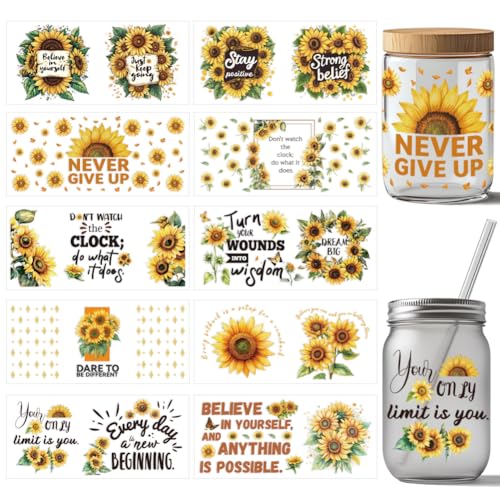 arricraft UV DTF Transferaufkleber Mit Inspirierenden Zitaten Auf Sonnenblumen Cup Wraps 10 Stück 10 Stile Schmetterling Transferpapier Rubbelaufkleber PVC Cup Wrap Wasserdichte Rubbelbilder arricraft UV DTF Transferaufkleber Mit Inspirierenden Zitaten Auf Sonnenblumen Cup Wraps 10 Stück 10 Stile Schmetterling Transferpapier Rubbelaufkleber PVC Cup Wrap Wasserdichte Rubbelbilder von arricraft