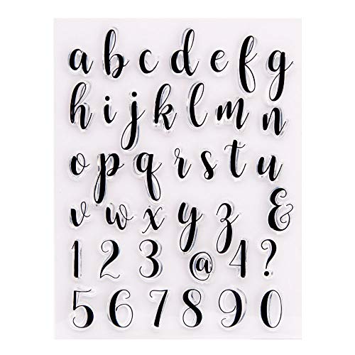 arriettycraft Kleinbuchstaben, Alphabet, Zahlen, klare Stempel für Kartengestaltung, Dekoration und DIY Scrapbooking arriettycraft Kleinbuchstaben, Alphabet, Zahlen, klare Stempel für Kartengestaltung, Dekoration und DIY Scrapbooking von arriettycraft
