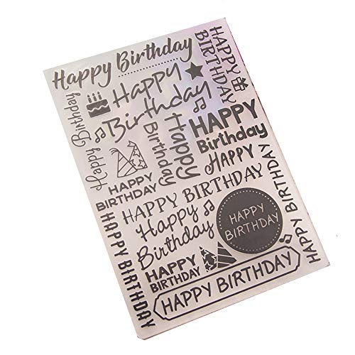 Happy Birthday Kunststoff-Prägeschablone zum Basteln von Karten, Dekoration, Schablone, Scrapbooking-Werkzeuge Happy Birthday Kunststoff-Prägeschablone zum Basteln von Karten, Dekoration, Schablone, Scrapbooking-Werkzeuge von arriettycraft
