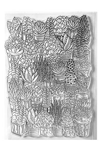 arriettycraft Stempel für Sukkulenten, Garten, Sukkulenten, transparent, für Kartengestaltung, Dekoration und Bastelarbeiten arriettycraft Stempel für Sukkulenten, Garten, Sukkulenten, transparent, für Kartengestaltung, Dekoration und Bastelarbeiten von arriettycraft