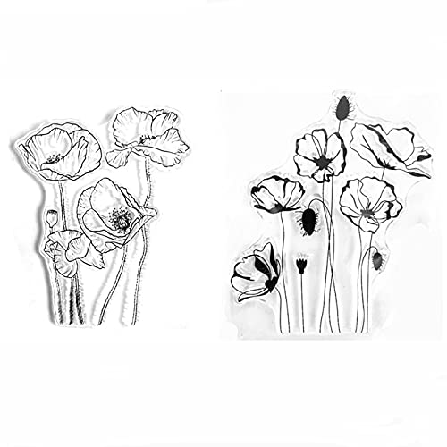 Transparente Stempel für dekorative Karten, Scrapbooking, 2 Stück Transparente Stempel für dekorative Karten, Scrapbooking, 2 Stück von Arbuya