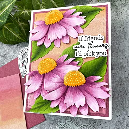 arriettycraft Coneflowers Stanzformen, Gänseblümchen, Blumen, Schablonen für Kartenherstellung oder Scrapbooking, Papierhandwerk, Albumdekoration von arriettycraft