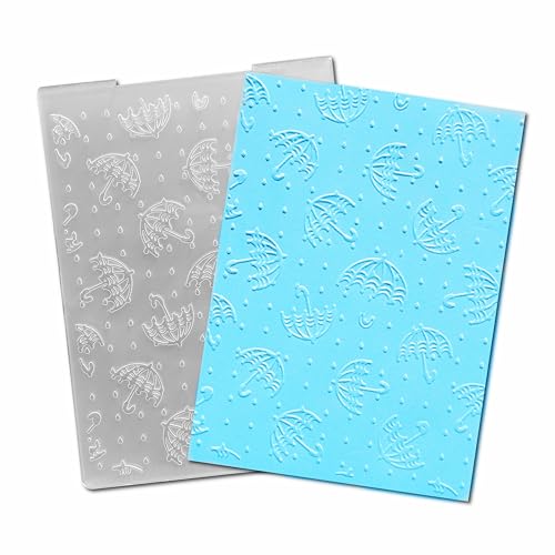 arriettycraft Kunststoff-Prägeschablonen mit Regenschirm-Hintergrund, für Kartenherstellung, Frühlingsregen, Prägeschablonen für Scrapbooking, Papierbasteln, Dekoration arriettycraft Kunststoff-Prägeschablonen mit Regenschirm-Hintergrund, für Kartenherstellung, Frühlingsregen, Prägeschablonen für Scrapbooking, Papierbasteln, Dekoration von arriettycraft