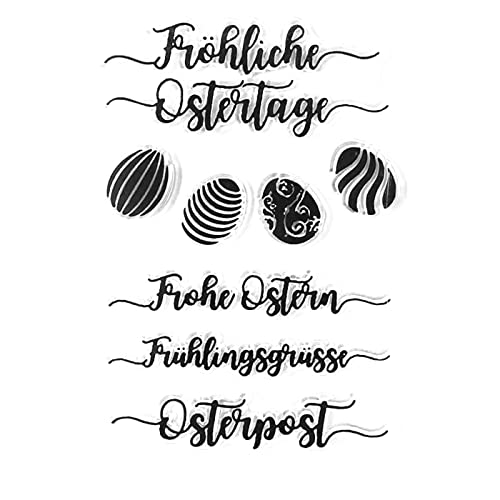 arriettycraft Ostern Transparente Stempel Frohe Ostereier Frühlingsgrüße Silikon Gummi Stempel Dichtungen für Karten Herstellung DIY Scrapbooking Album Dekoration von arriettycraft