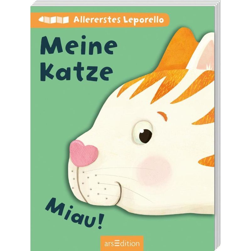 Allererstes Leporello - Meine Katze, Pappband von ars edition