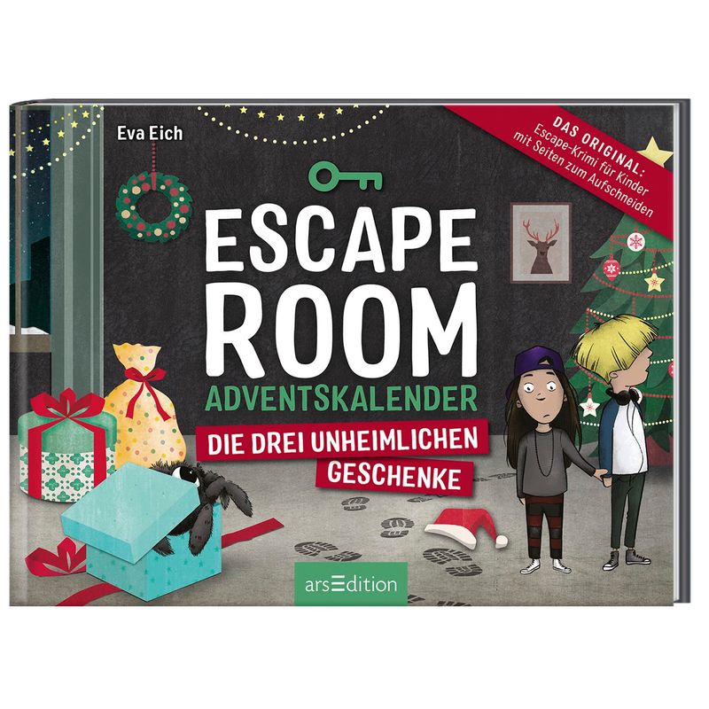 Escape Room Adventskalender. Die Drei Unheimlichen Geschenke - Eva Eich, Gebunden von ars edition