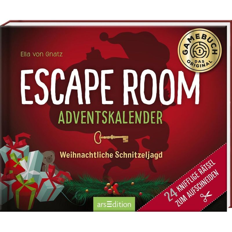 Escape Room Adventskalender. Weihnachtliche Schnitzeljagd - Ella von Gnatz, Gebunden von ars edition