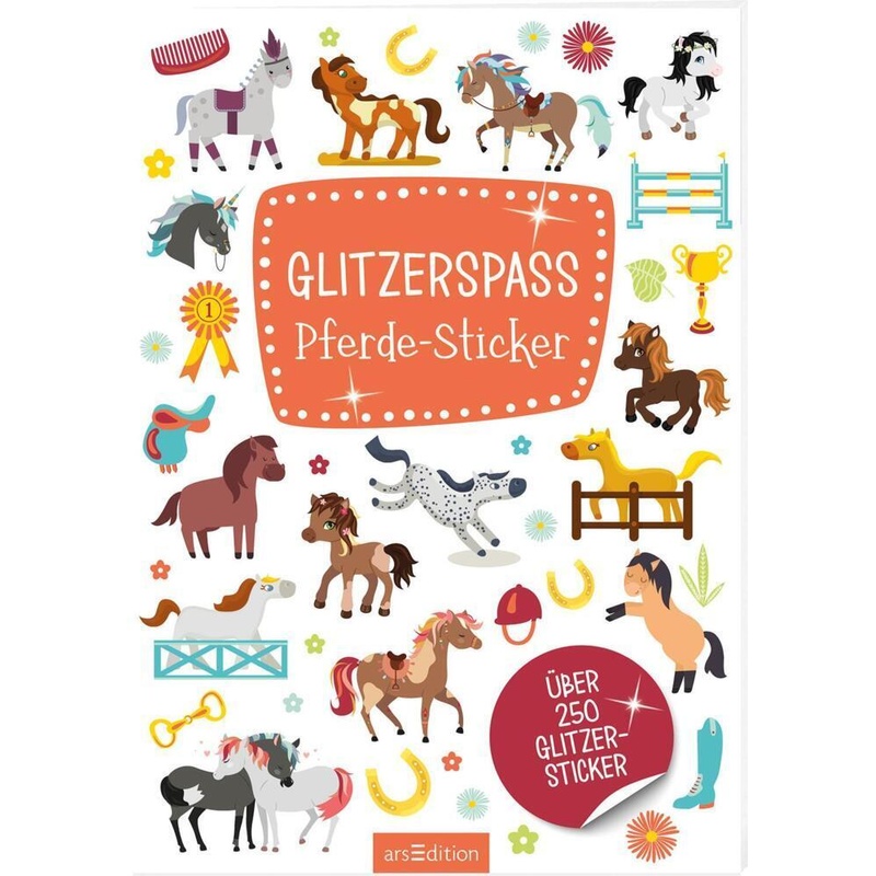 Glitzerspaß Pferde-Sticker von ars edition