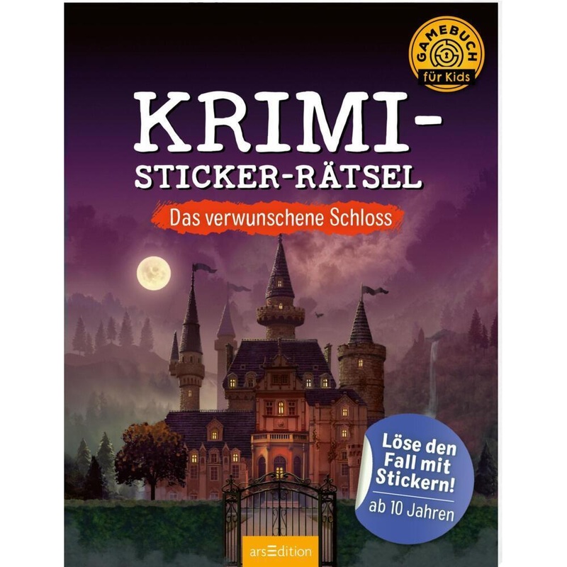 Krimi-Sticker-Rätsel - Das Verwunschene Schloss - Philip Kiefer, Kartoniert (TB) von ars edition