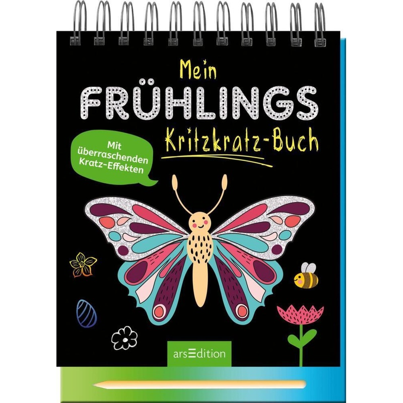 Mein Frühlings-Kritzkratz-Buch, Kartoniert (TB) von ars edition