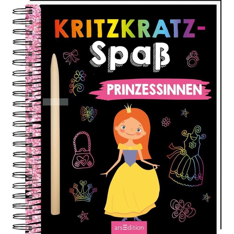 Kritzkratz-Spaß Prinzessinnen, Kartoniert (TB) von ars edition