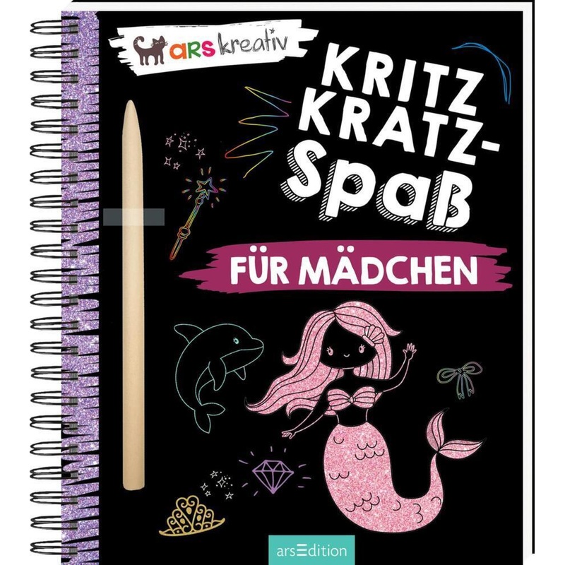 Kritzkratz-Spaß für Mädchen - Buch von ars edition