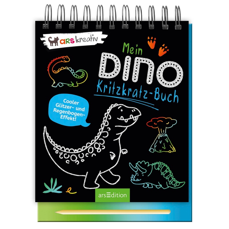 Mein Dino-Kritzkratz-Buch - Buch von ars edition