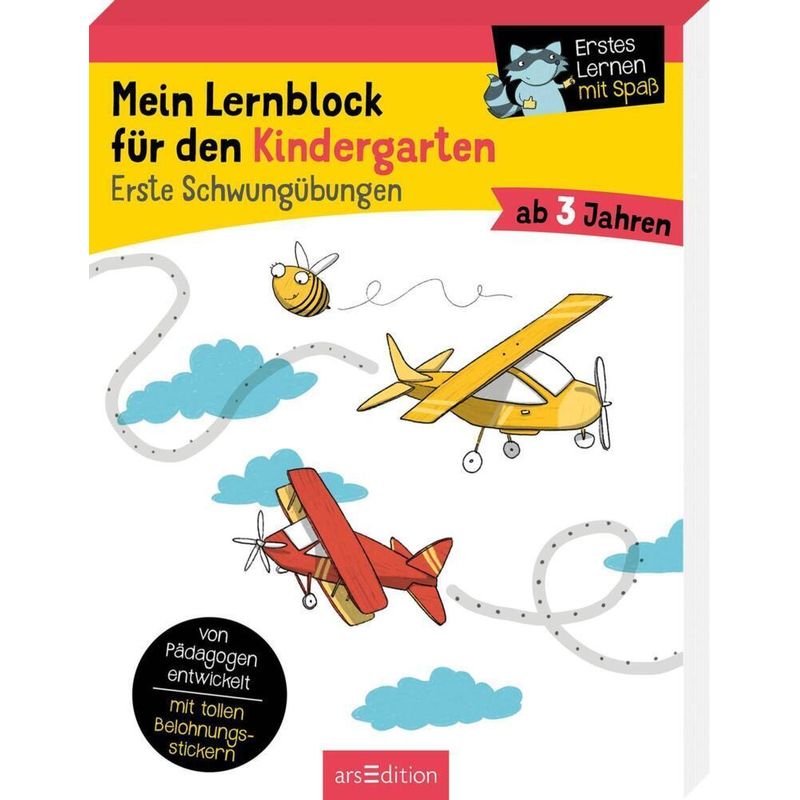 Mein Lernblock Für Den Kindergarten - Erste Schwungübungen - Hannah Lang, Kartoniert (TB) von ars edition