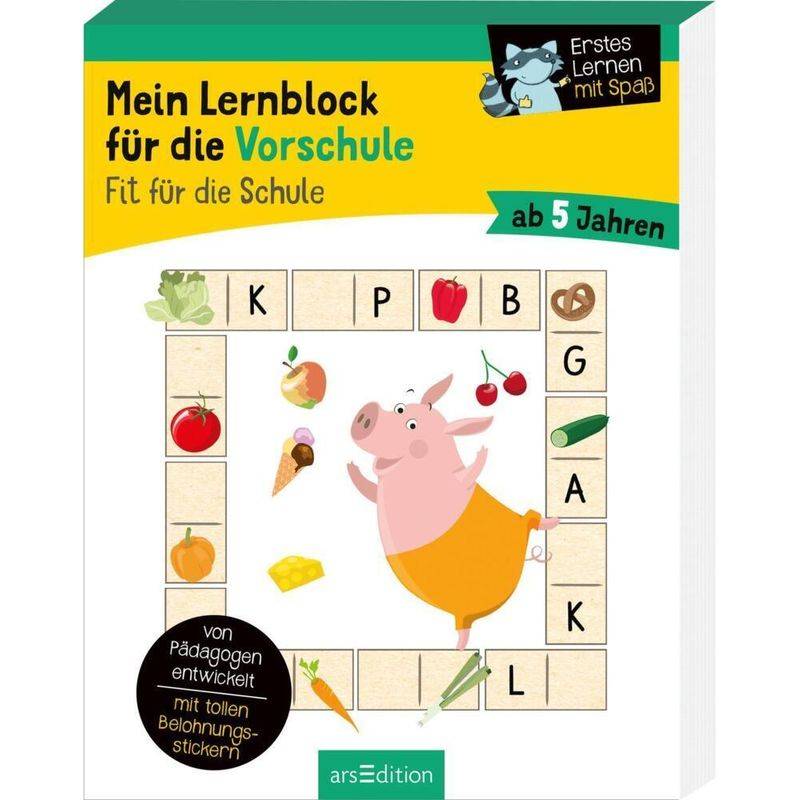 Mein Lernblock Für Die Vorschule - Fit Für Die Schule - Hannah Lang, Kartoniert (TB) von ars edition