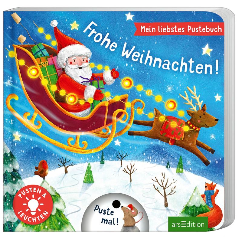 Mein Liebstes Pustebuch - Frohe Weihnachten! - Maria Höck, Pappband von ars edition