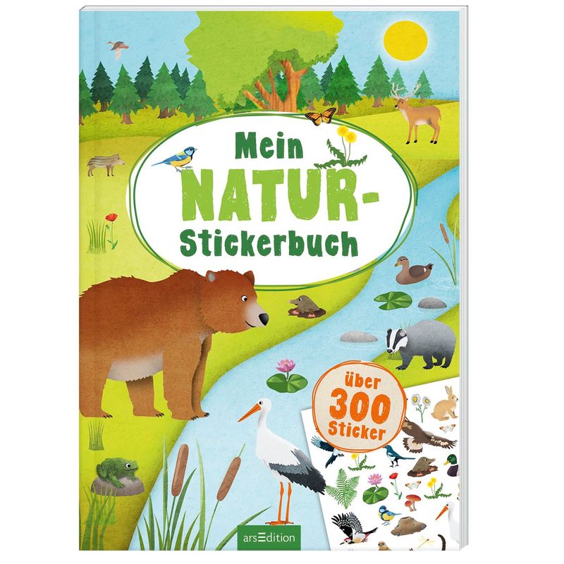 Mein Natur-Stickerbuch, Kartoniert (TB) von ars edition