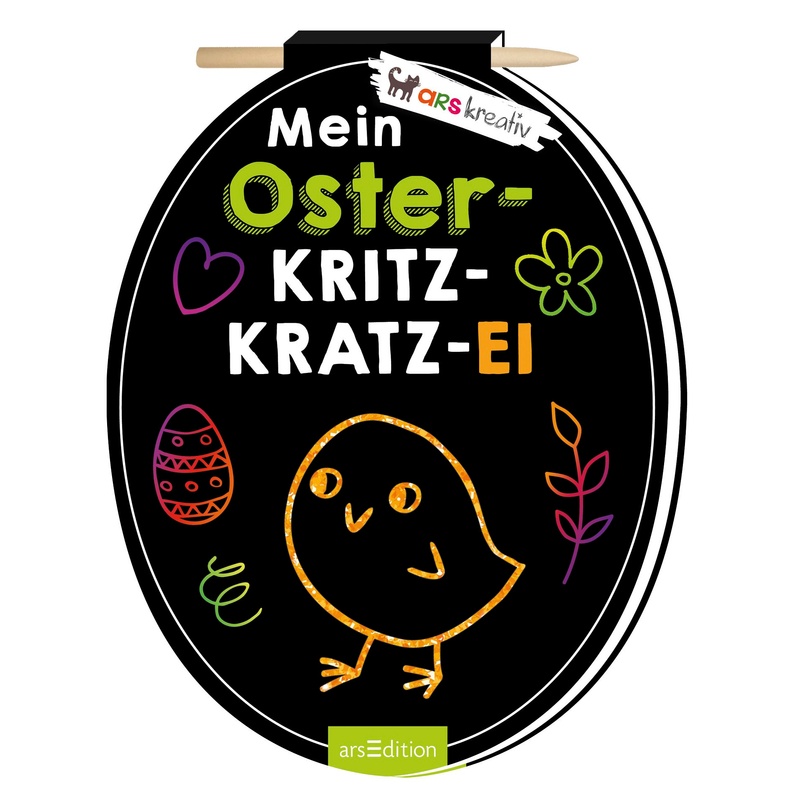 Mein Oster-Kritzkratz-Ei, Kartoniert (TB) von ars edition