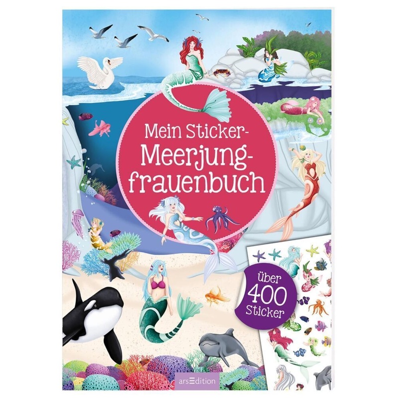 Mein Sticker-Meerjungfrauenbuch, Kartoniert (TB) von ars edition