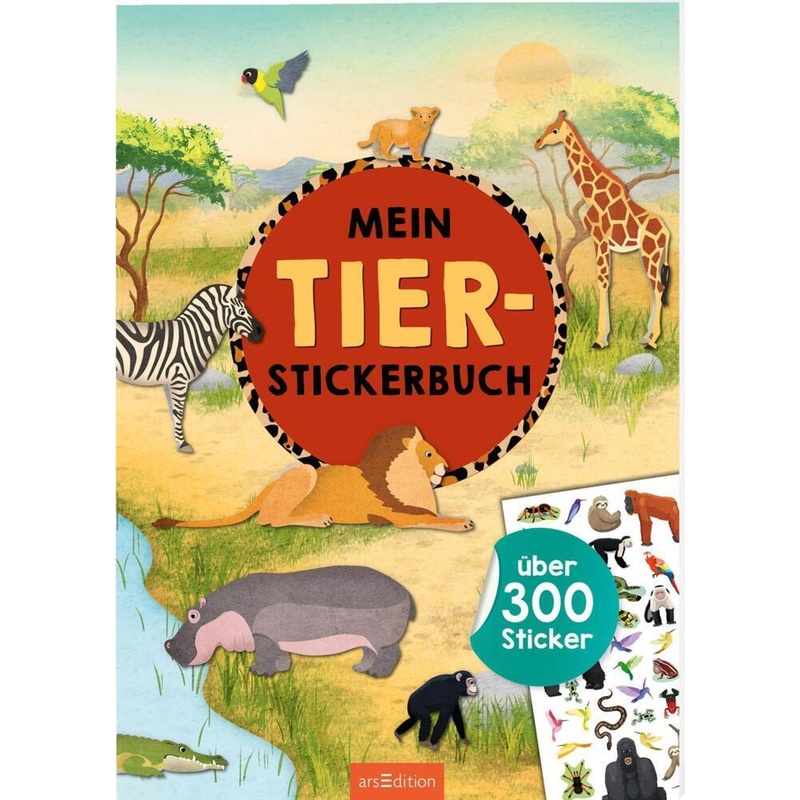 Mein Tier-Stickerbuch, Kartoniert (TB) von ars edition