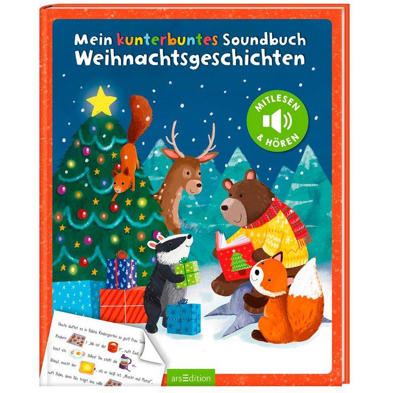 Mein Kunterbuntes Soundbuch - Weihnachtsgeschichten - Anna Taube, Gebunden von ars edition