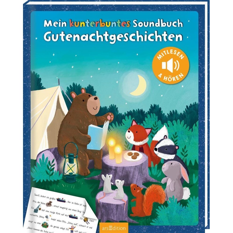 Mein Kunterbuntes Soundbuch: Gutenachtgeschichten - Anna Taube, Gebunden von ars edition