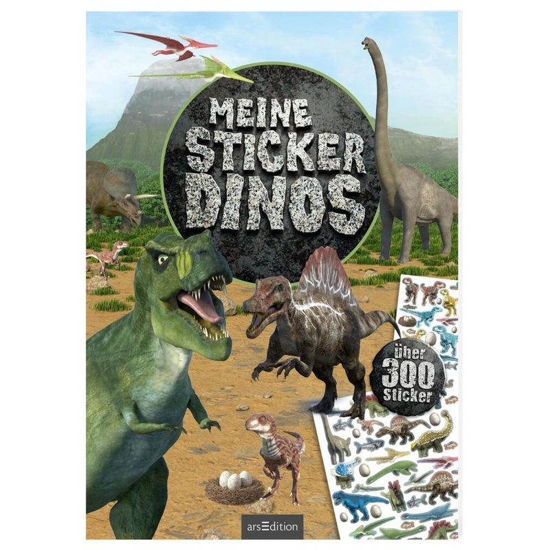 Meine Sticker-Dinos - Buch von ars edition
