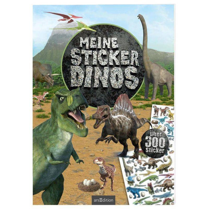 Meine Sticker-Dinos, Kartoniert (TB) von ars edition