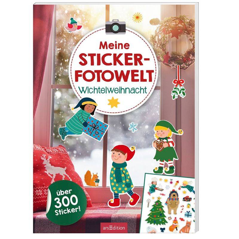 Meine Sticker-Fotowelt - Wichtelweihnacht, Kartoniert (TB) von ars edition