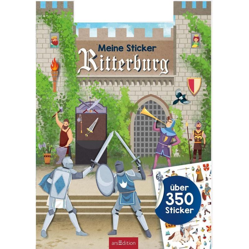 Meine Sticker-Ritterburg, Kartoniert (TB) von ars edition