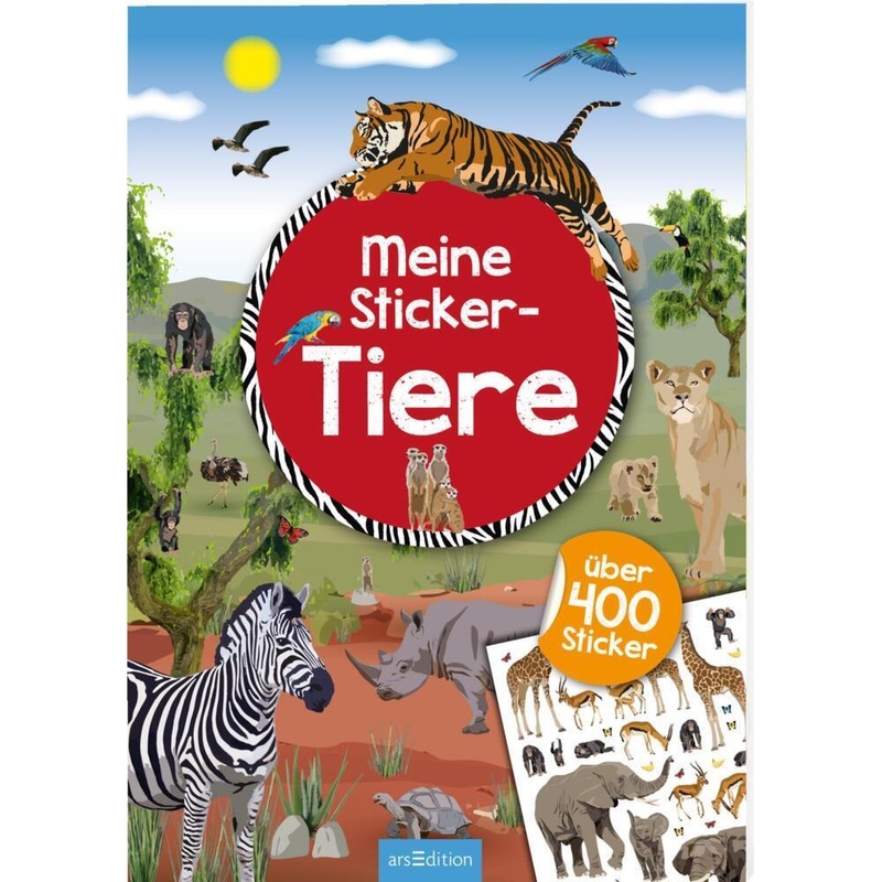 Meine Sticker-Tiere - Buch von ars edition
