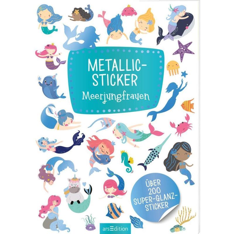 Metallic-Sticker - Meerjungfrauen von ars edition