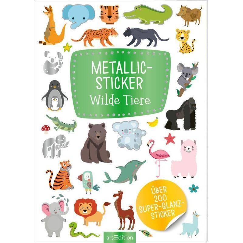 Metallic-Sticker - Wilde Tiere von ars edition