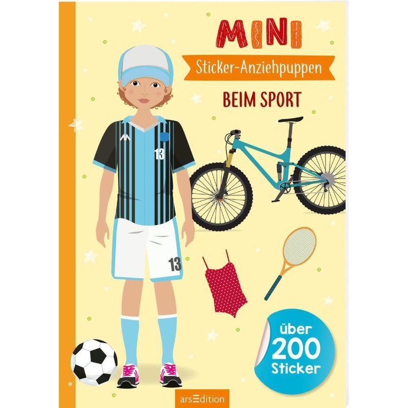 Mini-Sticker-Anziehpuppen - Beim Sport, Kartoniert (TB) von ars edition