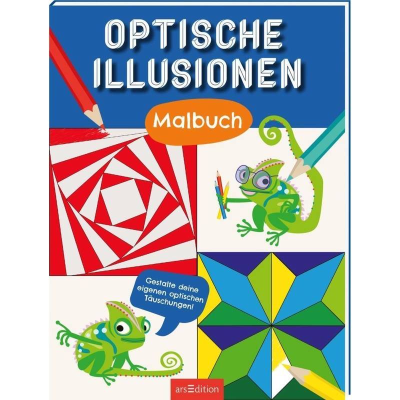 Optische Illusionen - Malbuch, Kartoniert (TB) von ars edition