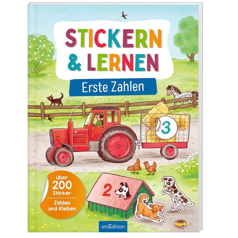 Stickern & Lernen - Erste Zahlen, Kartoniert (TB) von ars edition