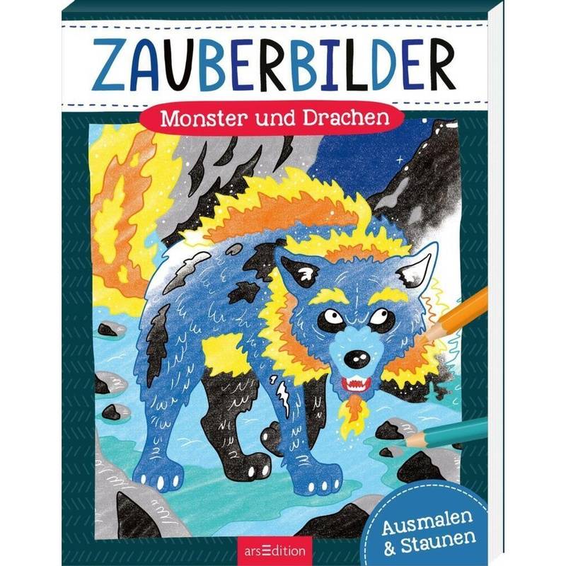 Zauberbilder - Monster Und Drachen, Kartoniert (TB) von ars edition