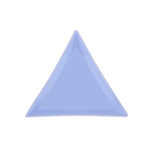 10 Stück Dreieck Kunststoff Tablett Display Platten Aufbewahrungsorganisator für Nagel Schmuck Perlen Strass Diamant von art lalic