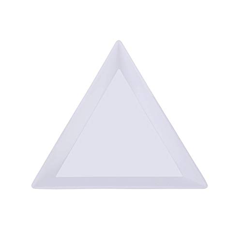 10 Stück Dreieck Kunststoff Tablett Display Platten Aufbewahrungsorganisator für Nagel Schmuck Perlen Strass Diamant 10 Stück Dreieck Kunststoff Tablett Display Platten Aufbewahrungsorganisator für Nagel Schmuck Perlen Strass Diamant von art lalic