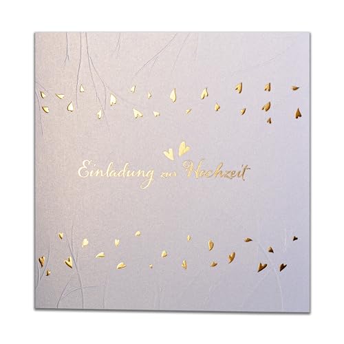 Art Nuvo HOCHZEITSEINLADUNGEN - SATZ 20 St, 135x135mm MIT BEDRUCKBAREN EINLAGEN UND UMSCHLÄGEN FÜR HOCHZEIT – FARBIGE, METALLISCHE FOLIE, GEPRESSTES MUSTER AUF METALLICPAPIER, ZAP_DE_22 Art Nuvo HOCHZEITSEINLADUNGEN - SATZ 20 St, 135x135mm MIT BEDRUCKBAREN EINLAGEN UND UMSCHLÄGEN FÜR HOCHZEIT – FARBIGE, METALLISCHE FOLIE, GEPRESSTES MUSTER AUF METALLICPAPIER, ZAP_DE_22 von art nuvo