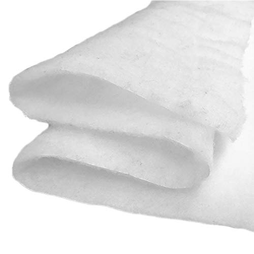 artapisserie.fr Watte Meterware 110 g schwer entflammbar 140 cm breit 100 % Polyester – Füllwatte feuerfest M1 Dicke ca. 10 mm von artapisserie.fr