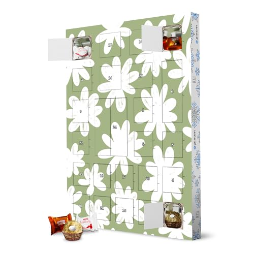 Adventskalender XXL mit Pralinen von Ferrero Gänseblümchen grün artboxONE Adventskalender Natur Adventskalender XXL mit Pralinen von Ferrero Gänseblümchen grün artboxONE Adventskalender Natur von artboxONE