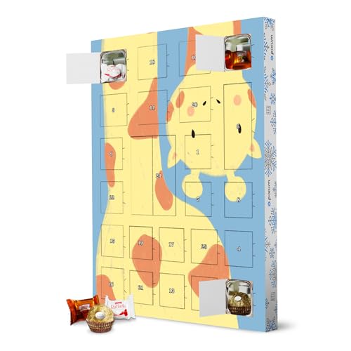Adventskalender XXL mit Pralinen von Ferrero Giraffe Selfie Blau artboxONE Adventskalender Natur Adventskalender XXL mit Pralinen von Ferrero Giraffe Selfie Blau artboxONE Adventskalender Natur von artboxONE