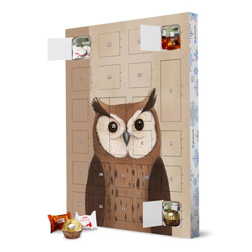 Adventskalender XXL mit Pralinen von Ferrero Süße Braune Eule artboxONE Adventskalender Natur Adventskalender XXL mit Pralinen von Ferrero Süße Braune Eule artboxONE Adventskalender Natur von artboxONE