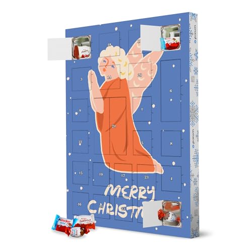 Adventskalender XXL mit Produkten von Kinder® Happy Christmas (50) artboxONE Adventskalender Für Kinder von artboxONE