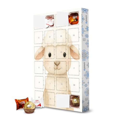 Adventskalender mit Pralinen von Ferrero Aquarell -Lamm -Illustration artboxONE Adventskalender Für Kinder Adventskalender mit Pralinen von Ferrero Aquarell -Lamm -Illustration artboxONE Adventskalender Für Kinder von artboxONE