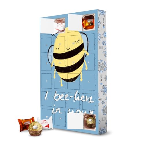 Adventskalender mit Pralinen von Ferrero Biene glaubt an dich artboxONE Adventskalender Typografie Adventskalender mit Pralinen von Ferrero Biene glaubt an dich artboxONE Adventskalender Typografie von artboxONE